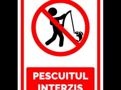 Indicator pentru pescuitul interzis